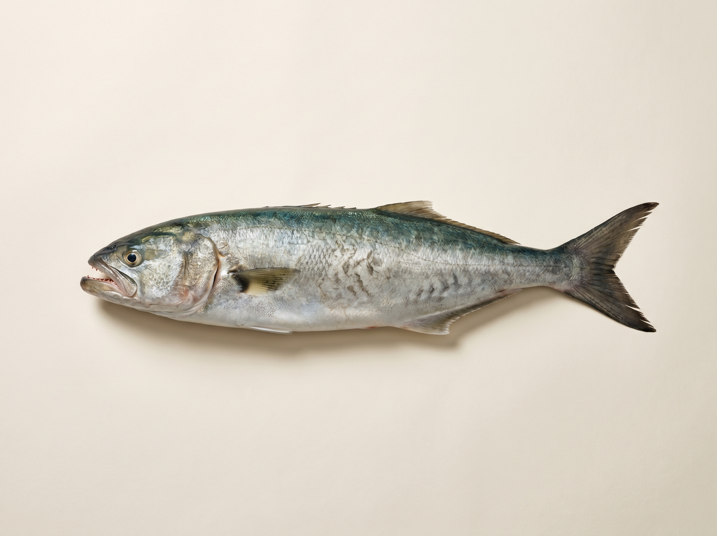 Anjova / bluefish with sharp teeth and blue-green back