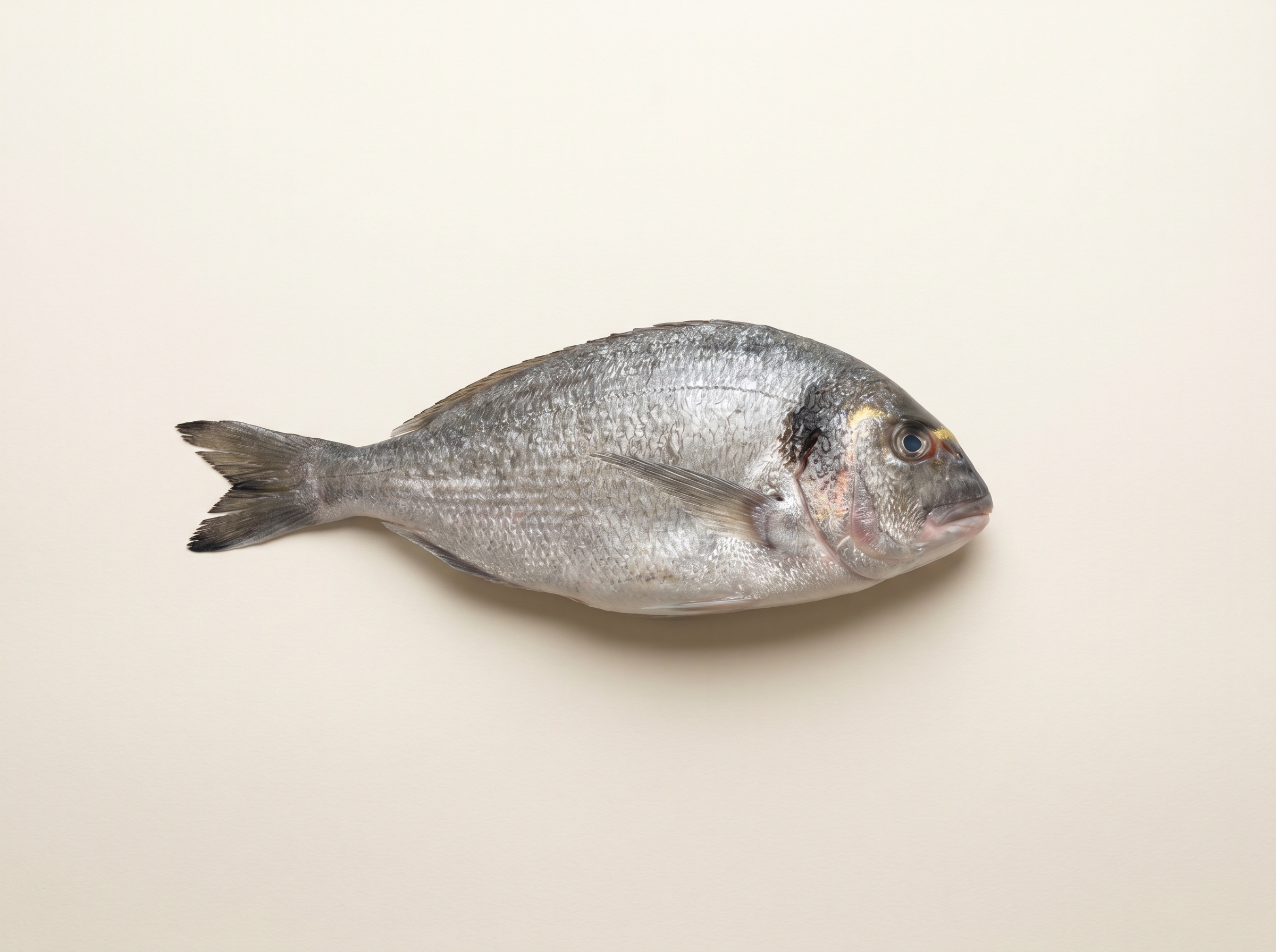 Dorada / gilthead seabream with gold band between the eyes