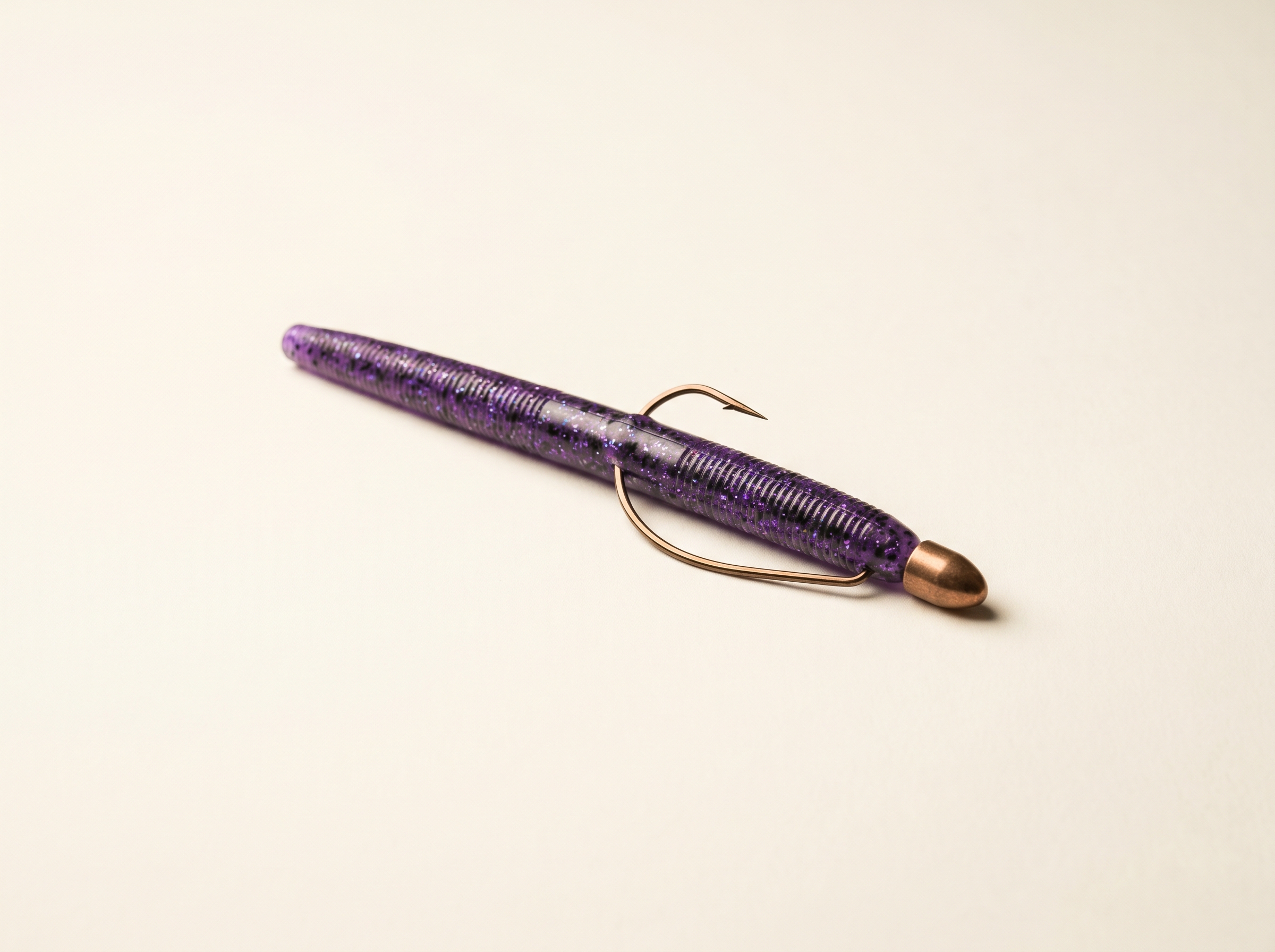 Soft plastic worm